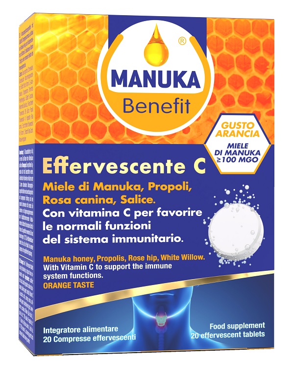 MANUKA BENEFIT EFFERVESCENTE C 20 COMPRESSE - Dolomiti e Natura