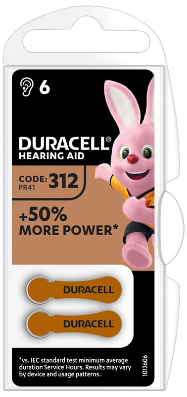 DURACELL EASY TAB 312 MARRONE BATTERIA PER APPARECCHIO ACUSTICO - Dolomiti e Natura