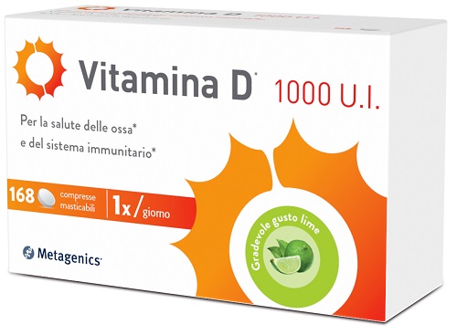 VITAMINA D 1000 UI 168 COMPRESSE MASTICABILI - Dolomiti e Natura
