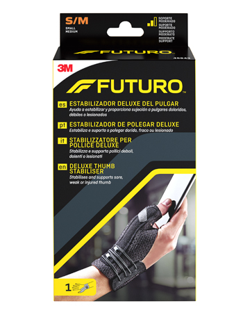 STABILIZZATORE PER POLLICE FUTURO NERO SMALL/MEDIUM 1 PEZZO - Dolomiti e Natura
