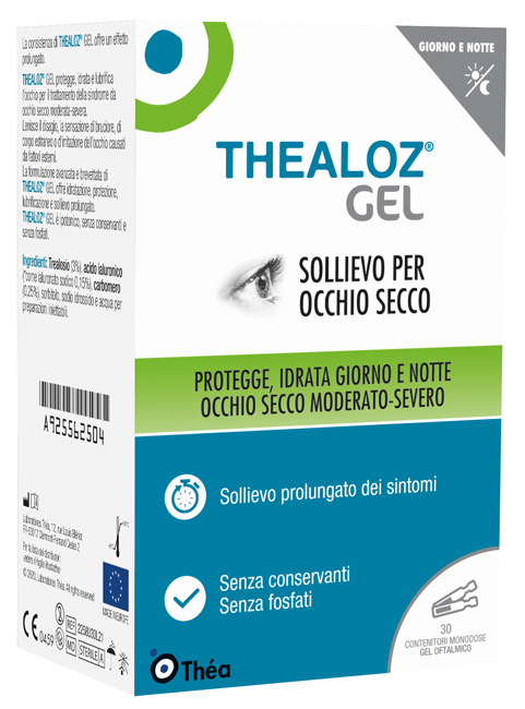 THEALOZ GEL OFTALMICO 30 CONTENITORI MONODOSE 0,4 G - Dolomiti e Natura
