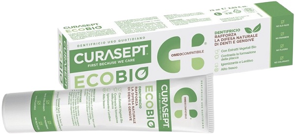 CURASEPT PHARMADENT ECOBIO DENTIFRICIO 75 ML - Dolomiti e Natura