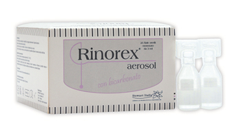 FIALA PER AEROSOL RINOREX BICARBONATO 25 FIALE 3 ML - Dolomiti e Natura