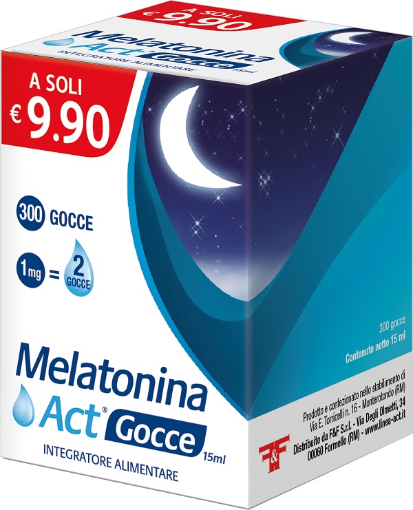 MELATONINA ACT GOCCE 15 ML - Dolomiti e Natura