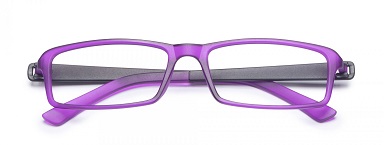 OCCHIALE DA LETTURA PREMONTATO TWINS SILVER LIGHT VIOLA/NERO +2,50 - Dolomiti e Natura