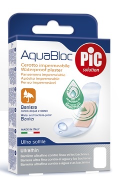 CEROTTO PIC AQUABLOC 5X7 STERILE ANTIBATTERICO 5 PEZZI - Dolomiti e Natura