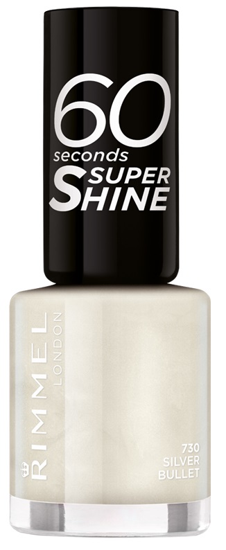 RIMMEL SMALTO 60 SECONDS SUPER SHINE 730 SILVER BULLET 8 ML - Dolomiti e Natura