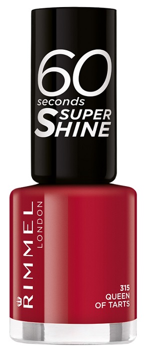 RIMMEL SMALTO 60 SECONDS SUPER SHINE 315 QUEEN OF TARTS 8 ML - Dolomiti e Natura