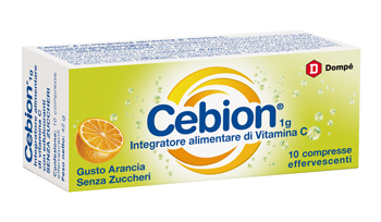 Cebion Vitamina C Effervescente Senza Zucchero 10 Compresse - Dolomiti e Natura