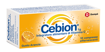Cebion Effervescente Vitamina C Arancia 10 Compresse - Dolomiti e Natura
