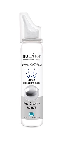 Nutriva Argento Colloidale Adulti Spray Naso-Orecchio 100 ml - Dolomiti e Natura