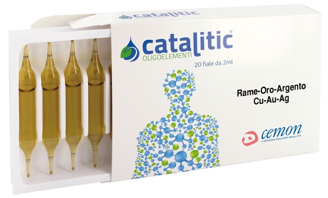 CATALITIC OLIGOELEMENTI RAME ORO ARGENTO CU-AU-AG 20 AMPOLLE - Dolomiti e Natura