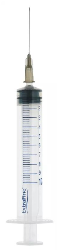 SIRINGA EXTRAFINE IPODERMICA 10 ML AGO 12 GAUGE 22 - Dolomiti e Natura