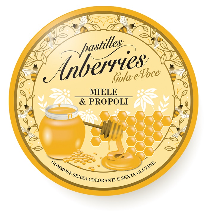 ANBERRIES MIELE PROPOLI 55 G - Dolomiti e Natura