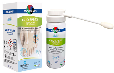 CRIO SPRAY VERRUCHE MASTER-AID FOOTCARE 50 ML E1 - Dolomiti e Natura