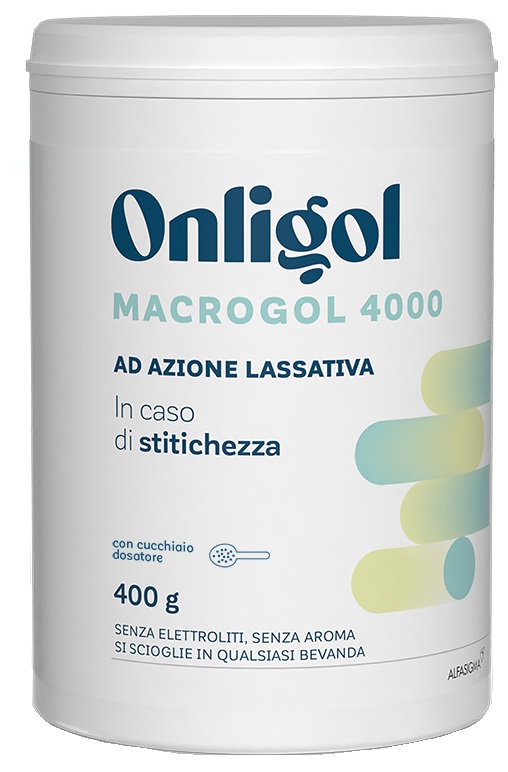 ONLIGOL MACROGOL 4000 400 G SENZA ZUCCHERO - Dolomiti e Natura