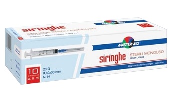 SIRINGA PER VENIPUNTURA MASTER-AID 10 ML GAUGE 21 10 PEZZI - Dolomiti e Natura