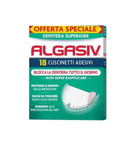 ALGASIV ADESIVO PER PROTESI DENTARIA SUPERIORE 15 PEZZI OFFERTA SPECIALE + 3 PEZZI - Dolomiti e Natura