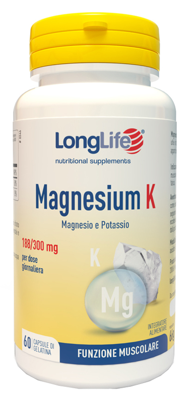 LONGLIFE MAGNESIUM K 60 CAPSULE - Dolomiti e Natura