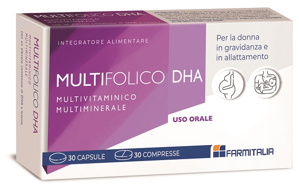 MULTIFOLICO DHA 30 CAPSULE + 30 COMPRESSE - Dolomiti e Natura