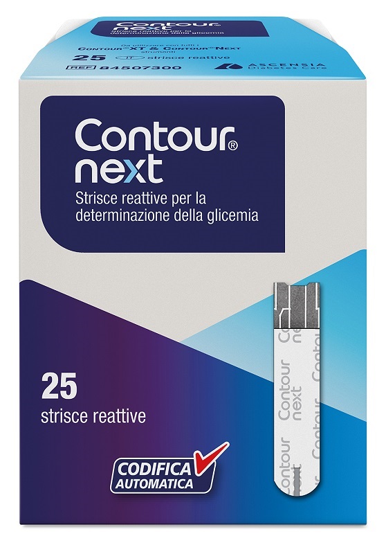 STRISCE MISURAZIONE GLICEMIA CONTOUR NEXT 25 PEZZI - Dolomiti e Natura