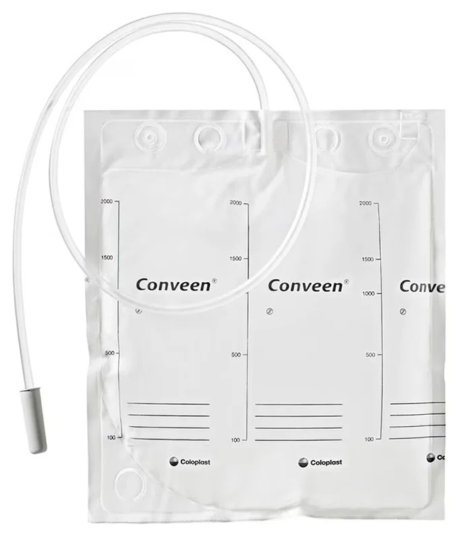 SACCA LETTO CONVEEN BASIC CON MANIGLIA CAPACITA' 2000ML LUNGHEZZA TUBO 100CM NO SCARICO CONFEZIONE DA 30 PEZZI - Dolomiti e Natura