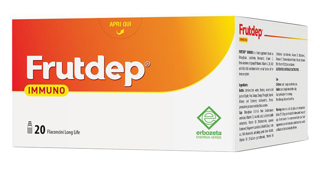 FRUTDEP IMMUNO 20 FLACONCINI 10 ML - Dolomiti e Natura