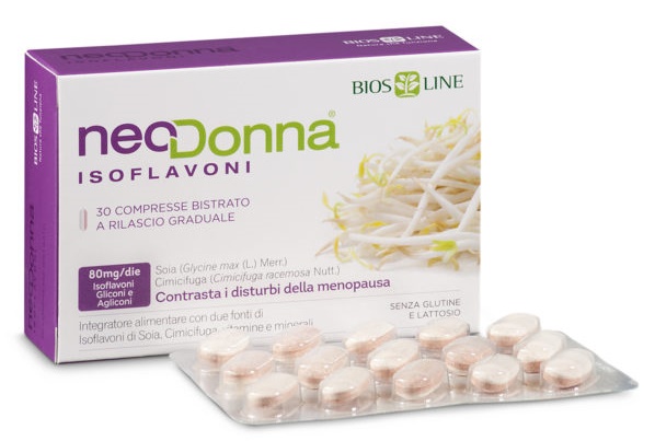 BIOSLINE NEODONNA ISOFLAVONI 60 COMPRESSE - Dolomiti e Natura