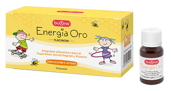 BUONA ENERGIA ORO 10 FLACONCINI DA 10 ML - Dolomiti e Natura