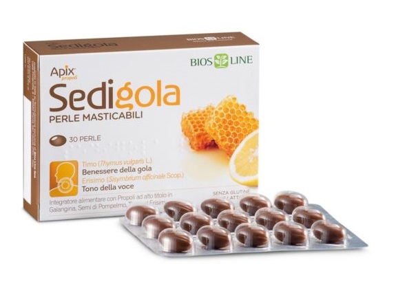 SEDIGOLA PERLE MASTICABILI 30 PERLE - Dolomiti e Natura