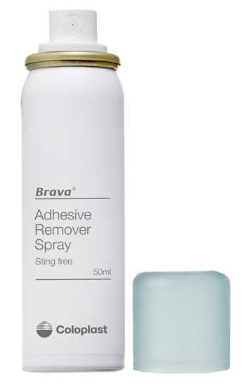 BRAVA SPRAY REMOVER PER DISTACCO DOLCE ADESIVI E DISPOSITIVI PER STOMIA 50 ML - Dolomiti e Natura
