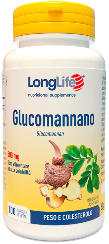LONGLIFE GLUCOMANNANO 100 CAPSULE VEGETALI - Dolomiti e Natura