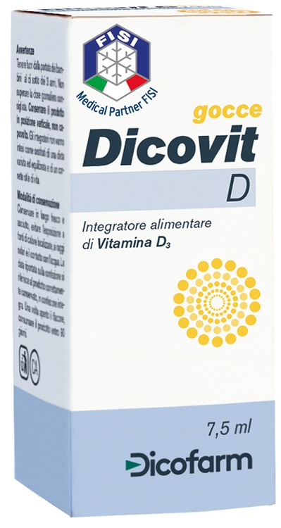 DICOVIT D VITAMINA D3 7,5 ML - Dolomiti e Natura