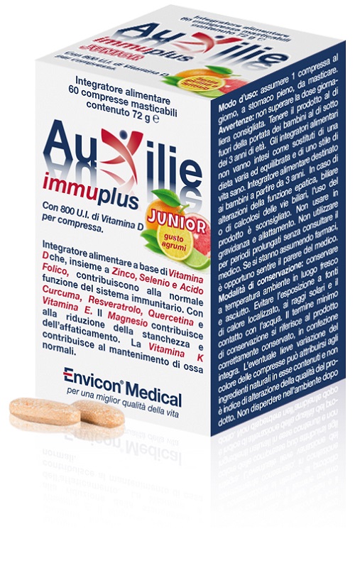 AUXILIE IMMUPLUS JUNIOR 30 COMPRESSE - Dolomiti e Natura