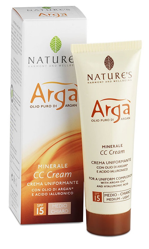 ARGA' CC CREAM VISO MEDIO CHIARA 50 ML NATURE'S - Dolomiti e Natura