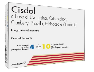CISDOL 4 BUSTINE BLU DA 4,5 G + 10 BUSTINE GIALLE DA 3 G - Dolomiti e Natura