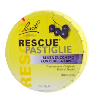 Rescue Pastiglie Ribes Nero Senza Zucchero 50 Pastiglie - Dolomiti e Natura