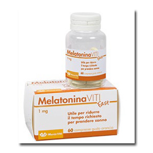 MELATONINA VITI FAST 1MG 60 COMPRESSE GUSTO ARANCIA - Dolomiti e Natura