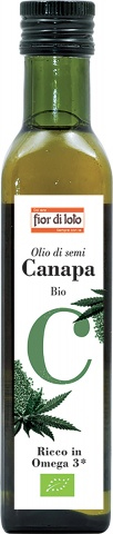 FIOR DI LOTO OLIO DI SEMI DI CANAPA BIO 250 ML - Dolomiti e Natura