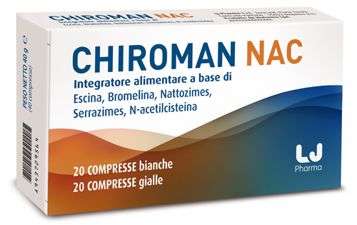 CHIROMAN NAC 20 COMPRESSE BIANCHE + 20 COMPRESSE GIALLE - Dolomiti e Natura