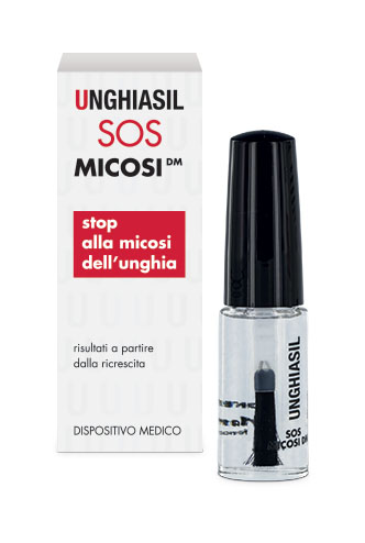ANTIMICOTICO UNGHIASIL SOS MICOSI IN FLACONE DI VETRO 5 ML CON PENNELLO APPLICATORE + ASTUCCIO - Dolomiti e Natura