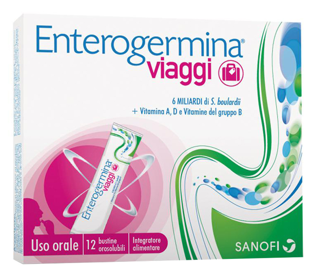 ENTEROGERMINA VIAGGI 12 BUSTINE OROSOLUBILI CONFEZIONE STANDARD - Dolomiti e Natura