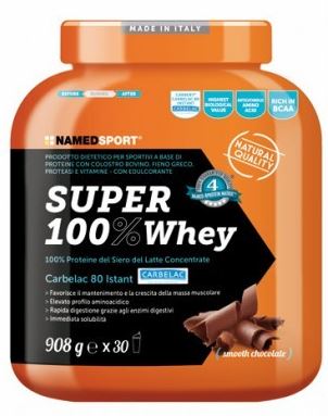 SUPER100% WHEY SMOOTH CHOCOLATE 908 G - Dolomiti e Natura