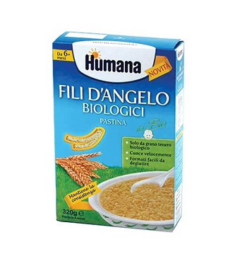 HUMANA FILI D'ANGELO PASTINA BIOLOGICA 320 G - Dolomiti e Natura