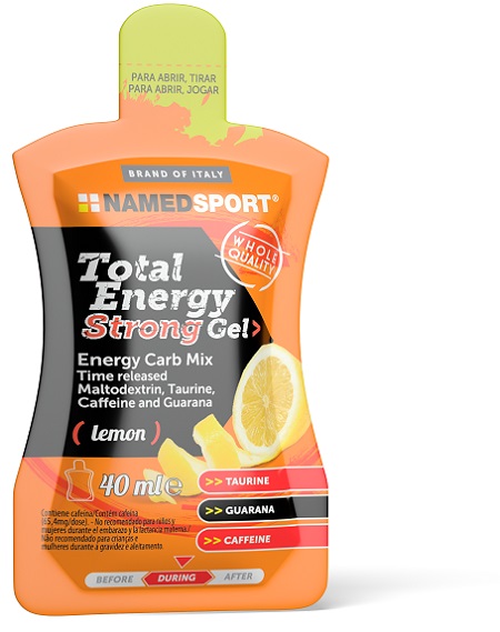 Named Total Energy Strong Lemon Gel 40 ml - Dolomiti e Natura