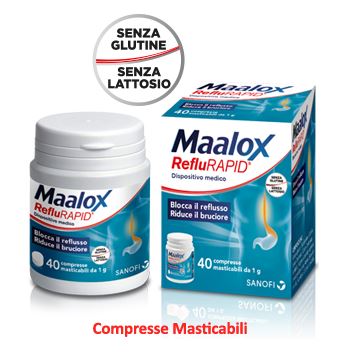MAALOX REFLURAPID 40 COMPRESSE MASTICABILI - Dolomiti e Natura