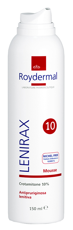LENIRAX 10 MOUSSE DERMATOLOGICA CROTAMITONE 10% 150 ML - Dolomiti e Natura
