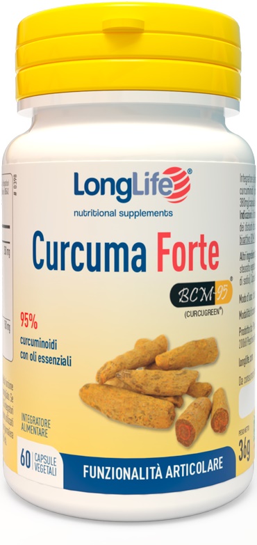 LONGLIFE CURCUMA FORTE 60 CAPSULE VEGETALI - Dolomiti e Natura
