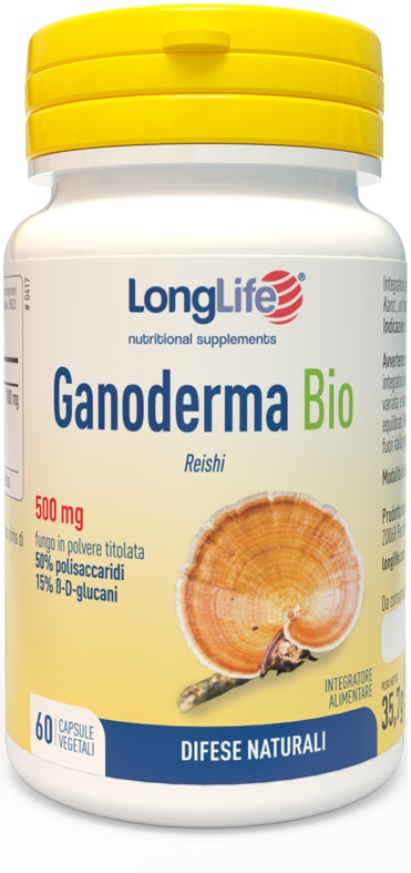 LONGLIFE GANODERMA BIO 60 CAPSULE - Dolomiti e Natura