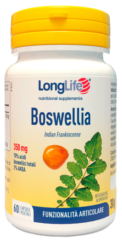 LONGLIFE BOSWELLIA 60 CAPSULE VEGETALI - Dolomiti e Natura